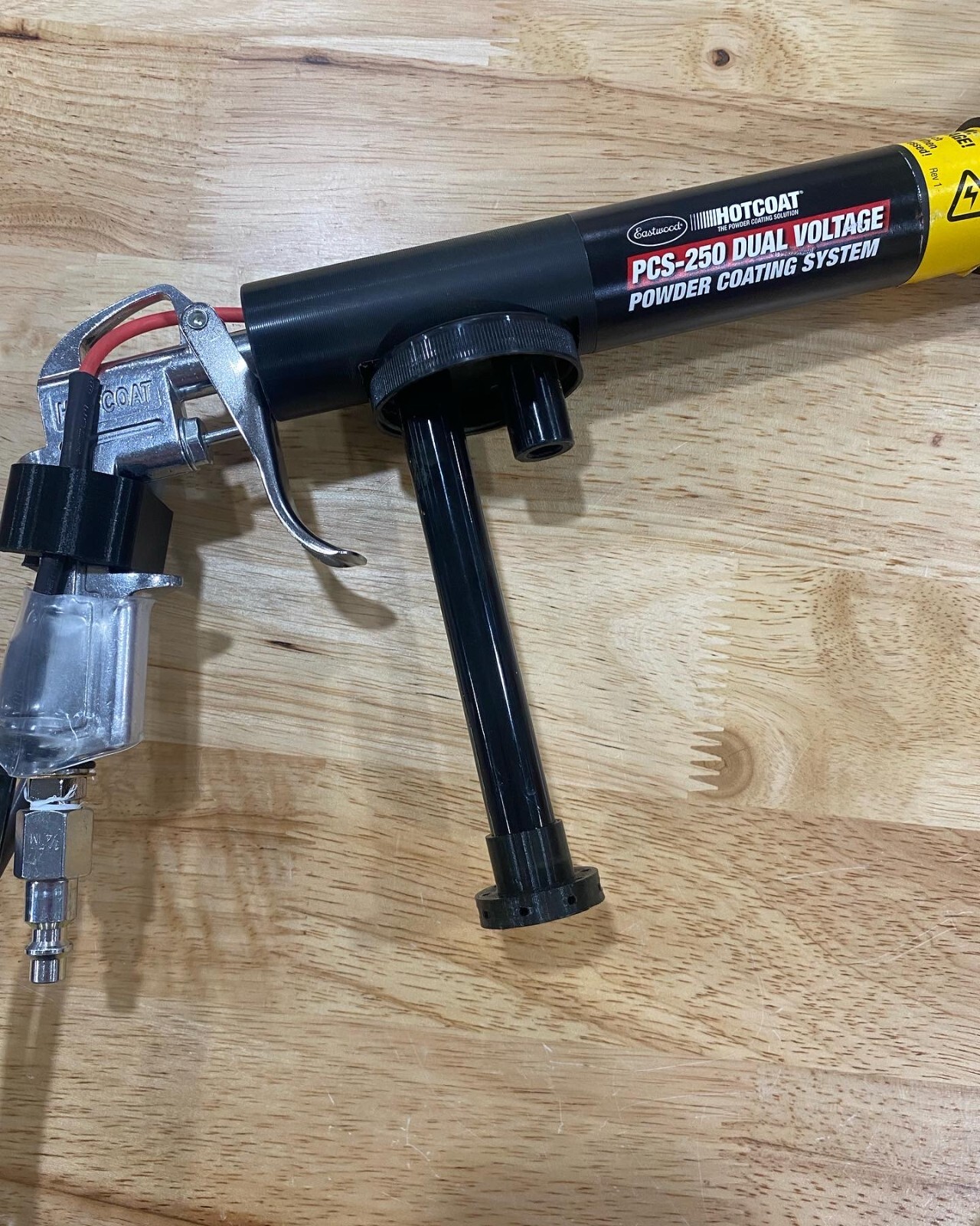 Eastwood PCS 150 & 250 Dual Voltage Cup Fluidizing Attachment