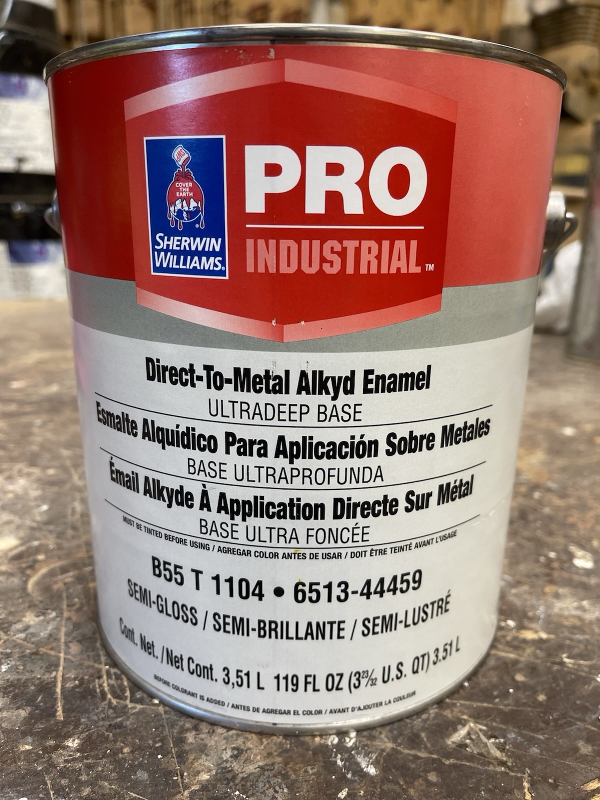 Sherwin Williams DTM Alkyd Paint / Custom Smokey Brown / Semi-Gloss/ Gallon