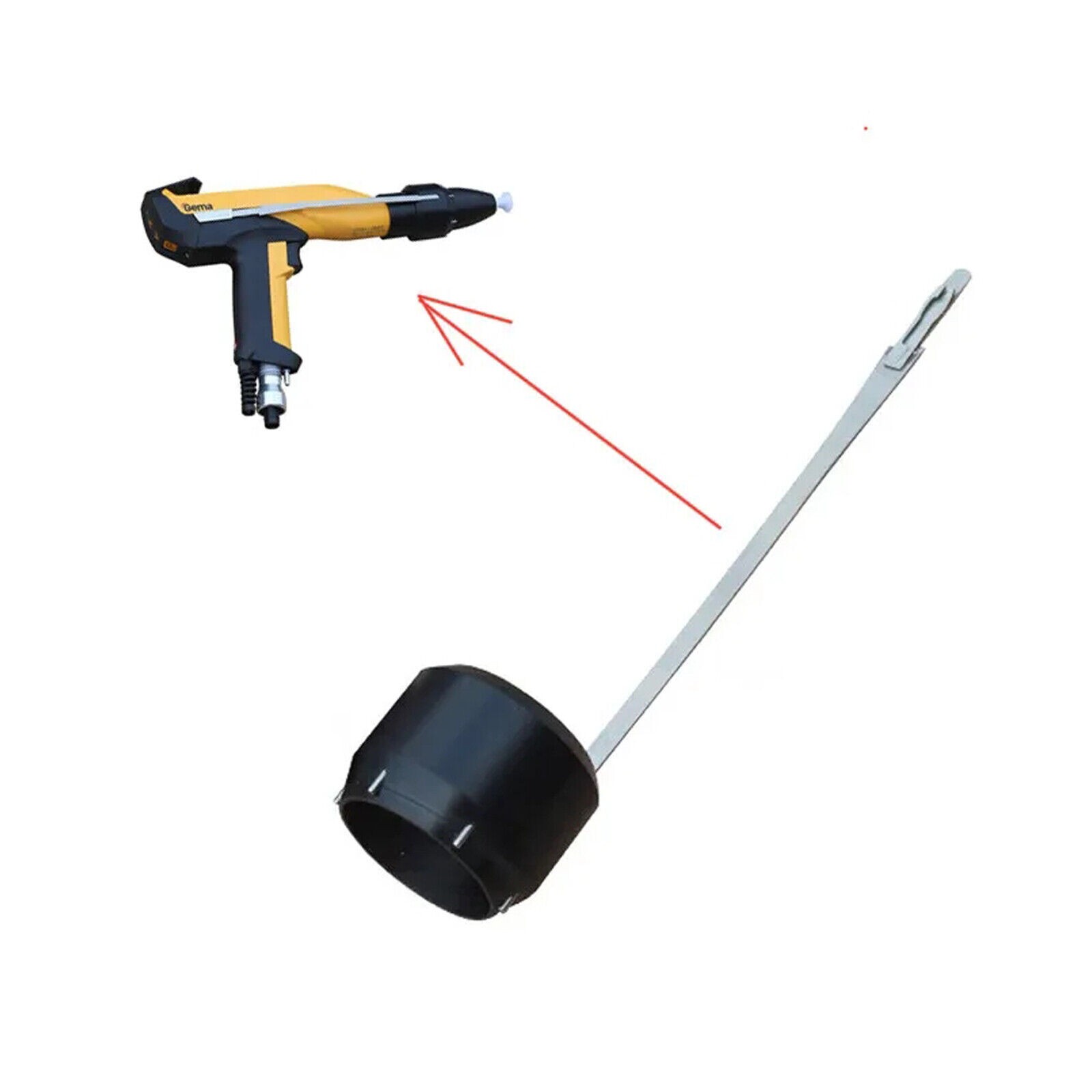 Super Corona Discharge Ring for GEMA OPTIFLEX GA03 GM03 Electrostatic Spray Gun