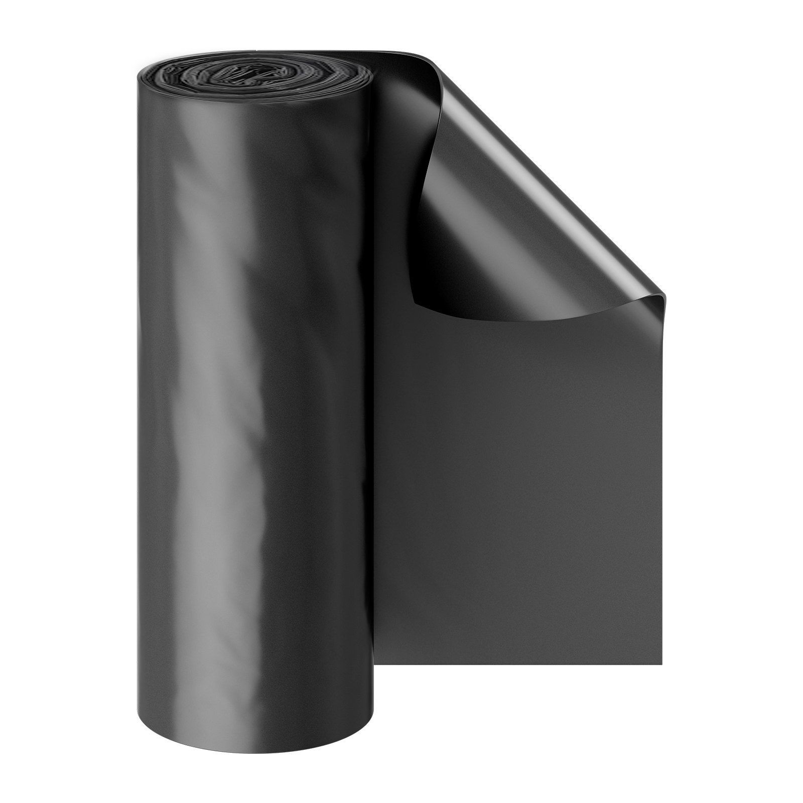 3FT x 50FT Plastic Sheeting 4 Mil – Heavy Duty Polyethylene Cover Black
