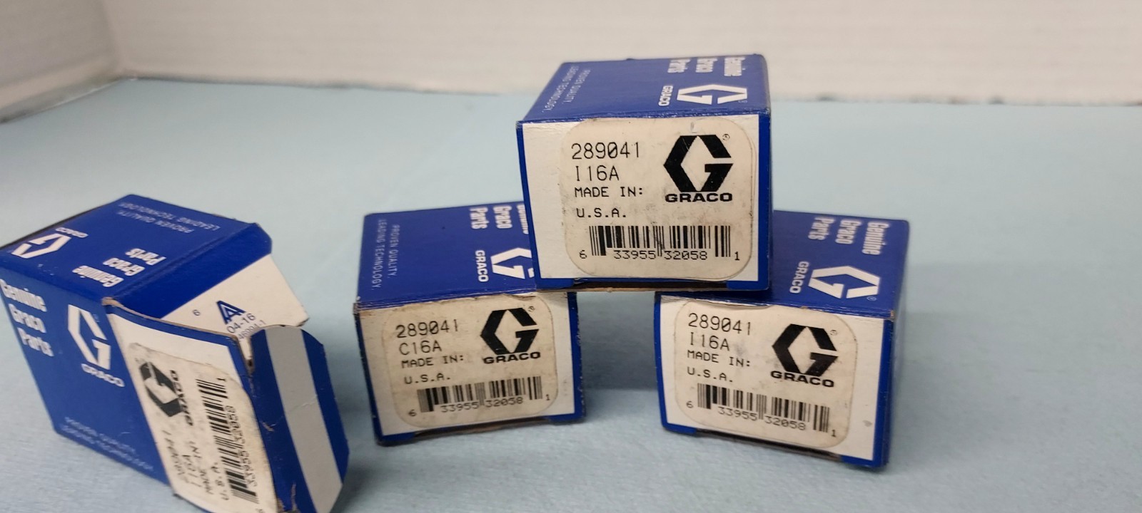 “LOT OF 4” Genuine Graco 289041 Air Cap kit HVLP for Airpro Spray Gun
