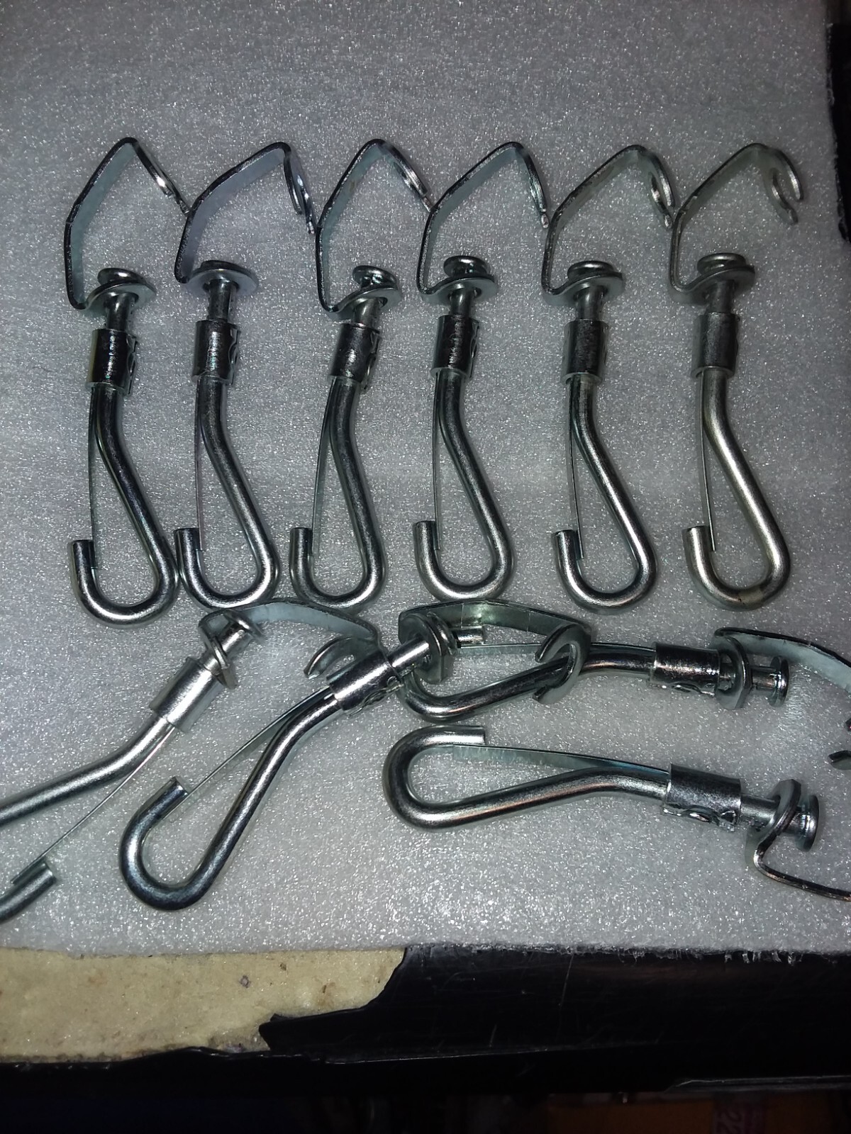 10-pcs Baron 1407 Steel Open Eye Swivel Spring Snap 3-3/8 L x 5/16 Dia. in.