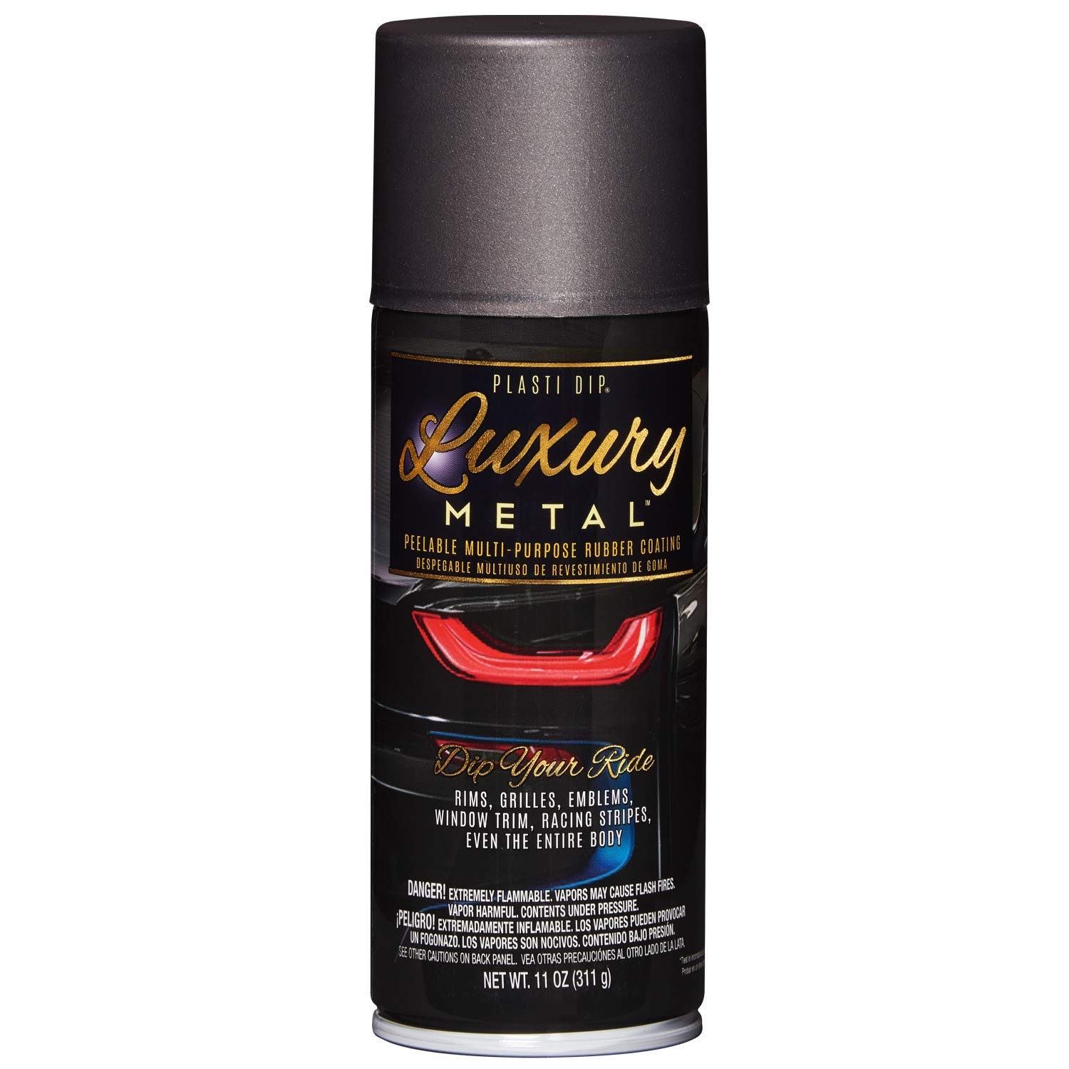 Plasti Dip Luxury Metal Black Sapphire – 11oz Aerosol Rubber Coating Spray – Rem