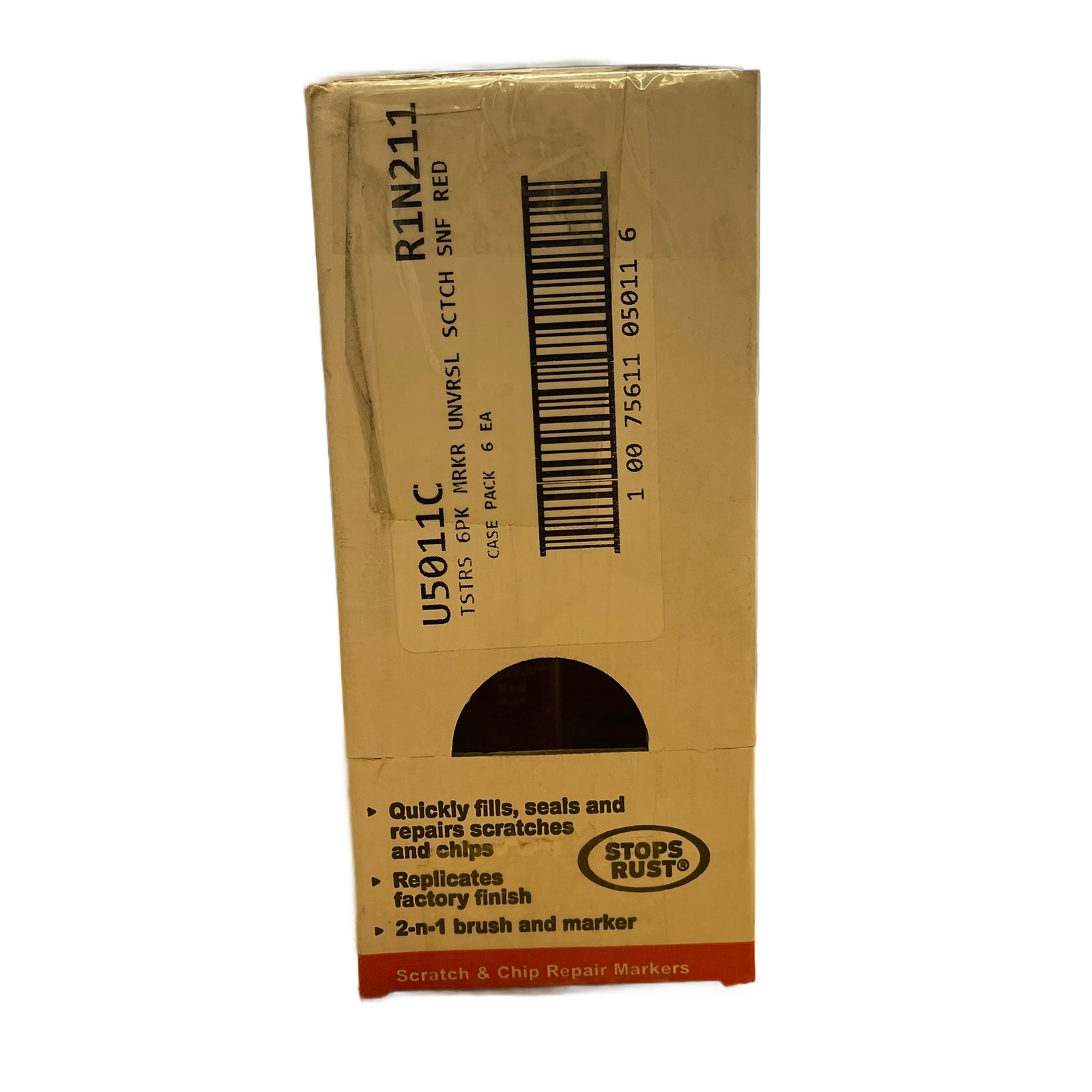 Rust-Oleum Universal Red Scratch & Chip Repair Paint Pen 0.5oz – 2-in-1 (6 Pack)
