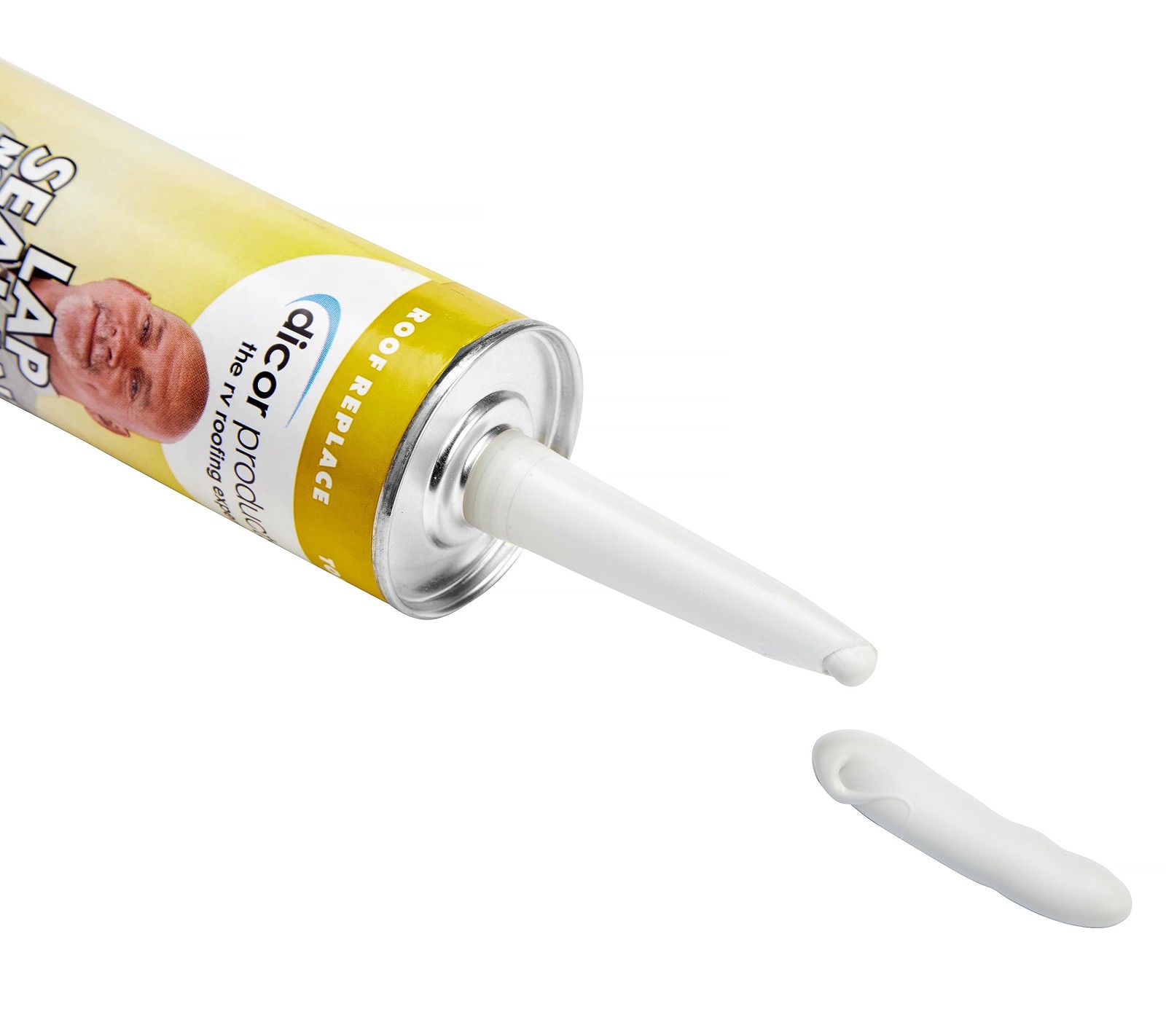 Dicor 551LSD1 Non Leveling Lap Sealant Dove White 10 3 Oz RV Roof Sealant Tube