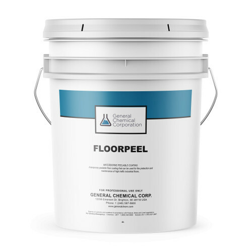 FLOORPEEL 4000 WHITE – PROTECT HIGH TRAFFIC FLOORS FROM PAINT & MORE – 5 Gal.