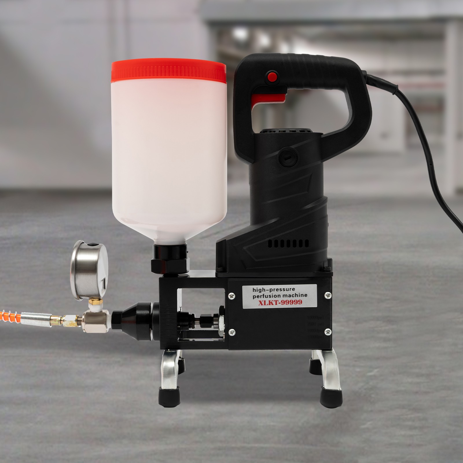 0-10000PSI Electric Grouting Machine High Pressure Grouting Injection Pump 1100W