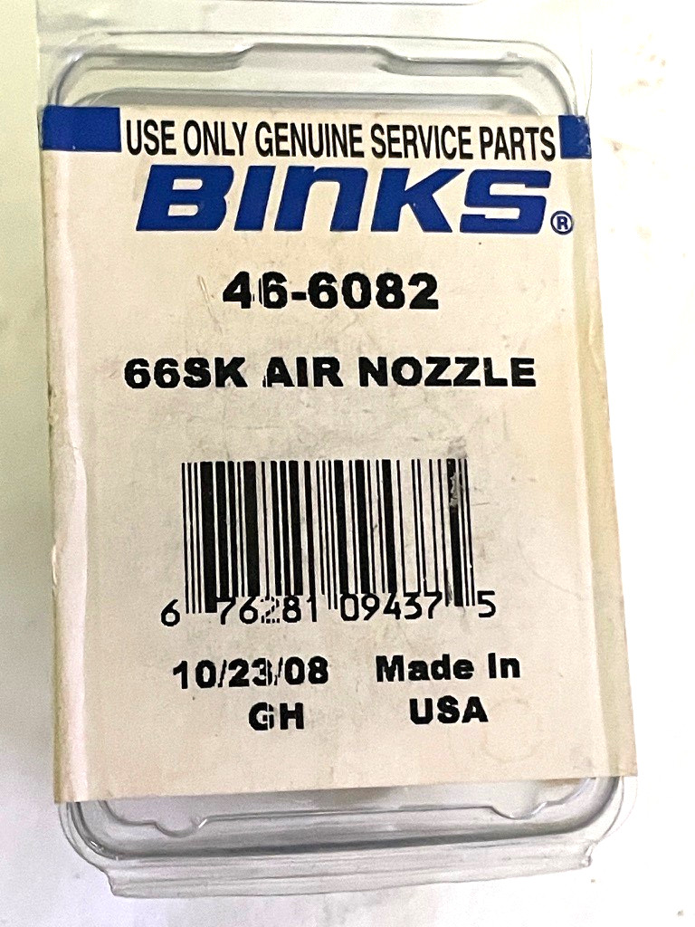 BINKS 2100 AIRCAP NIB 46-6082 66SK C SPEC’S better perfromance than 66sd!!!
