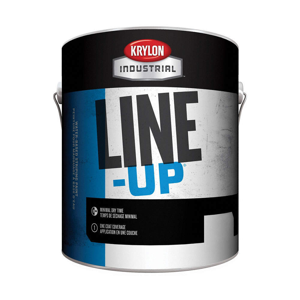 KRYLON INDUSTRIAL K41131881-16 Striping Paint,1 gal,Parking Lot Blue 38EL52