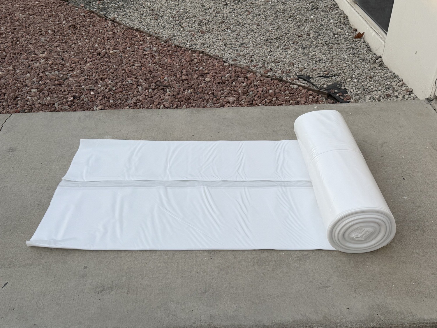 BULK 10 Mil Clear Plastic Sheeting Roll – Poly Visqueen | USA Made – Sandbaggy