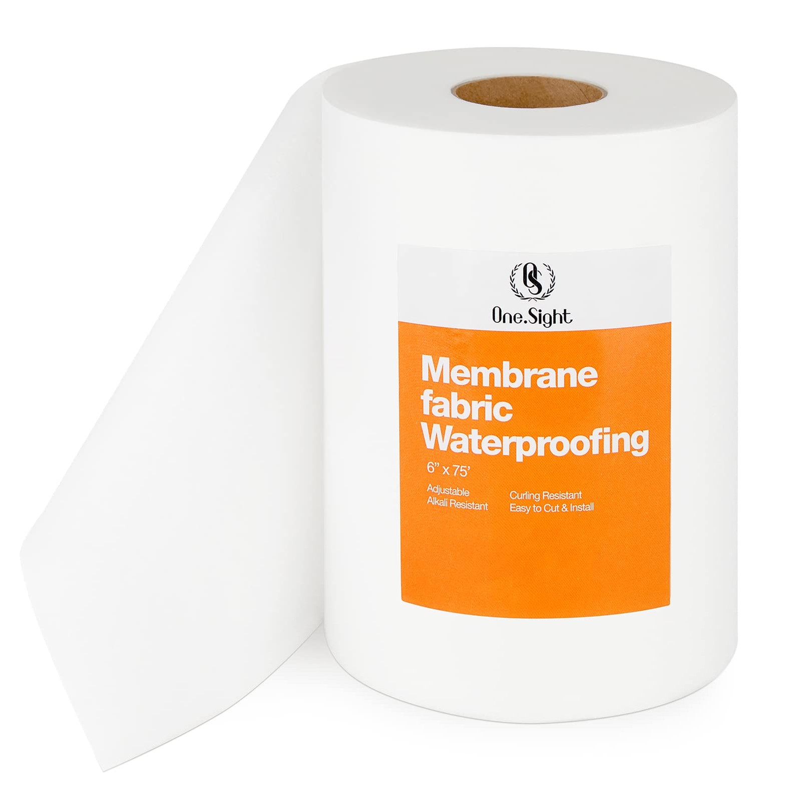 6 Inches X 75 Feet Waterproofing 75 feet x 6 inches x 6 inches, white