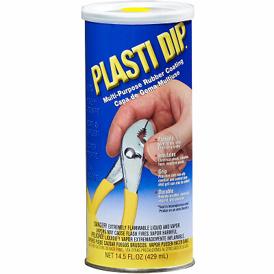 Plasti Dip 11602-6 Multi-Purpose Rubber Coating, Yellow, 14.5 oz. – Quantity 1