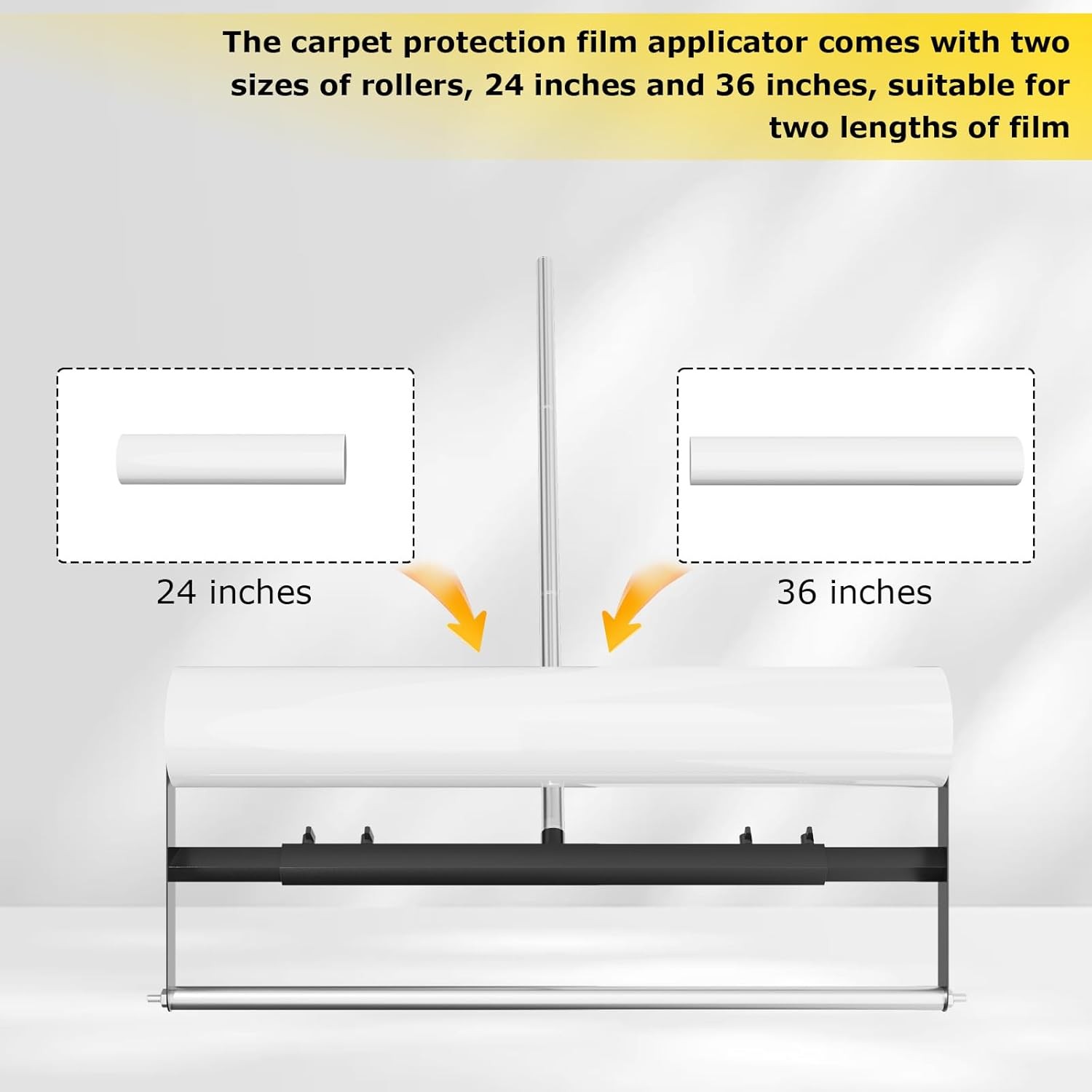 Carpet Protection Film Applicator, Adjustable Width, for Carpet Shield 24/36”