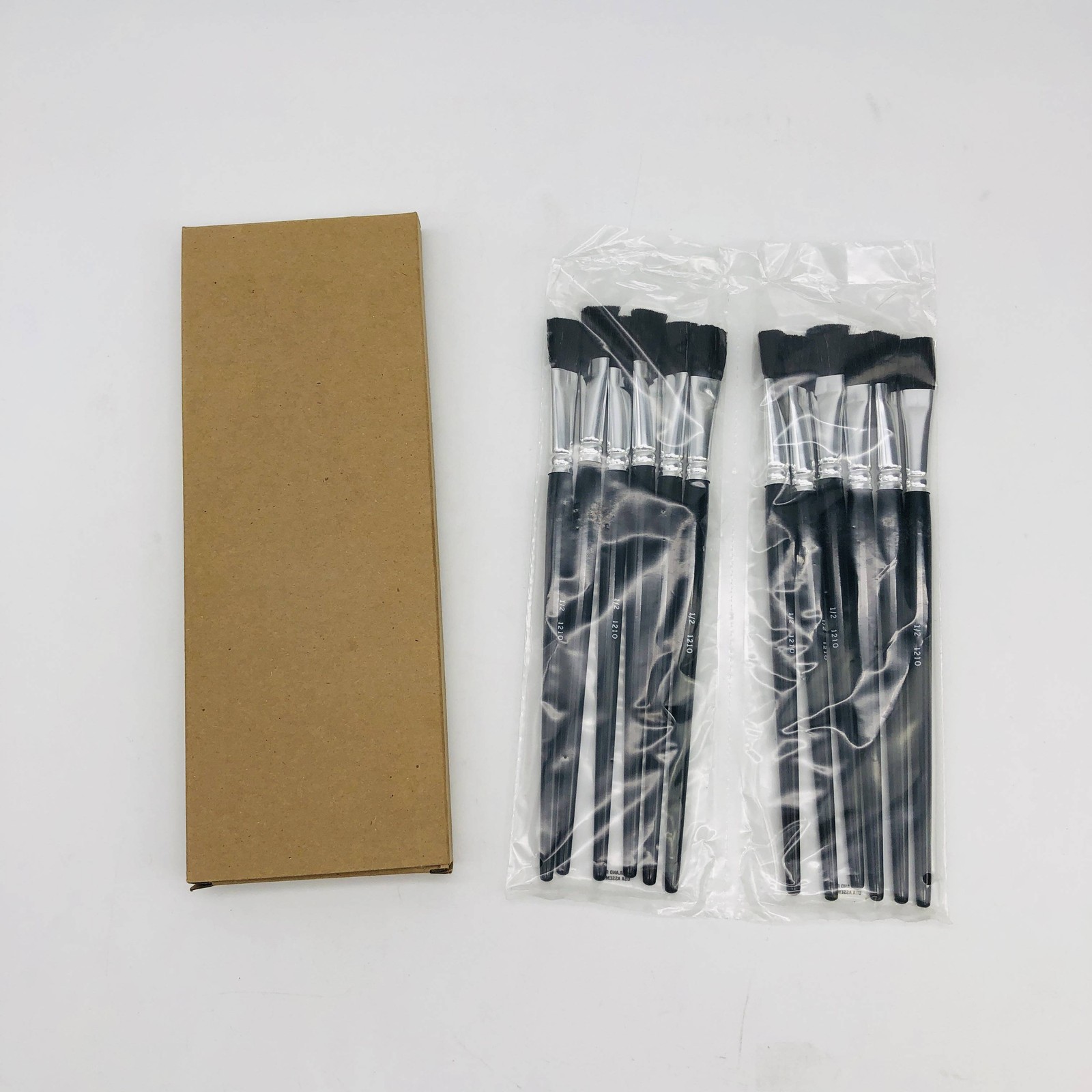 12x IBC F610542 Paint Brush for Stencils #8 12.15mm x 22mm x 150mm Industrial