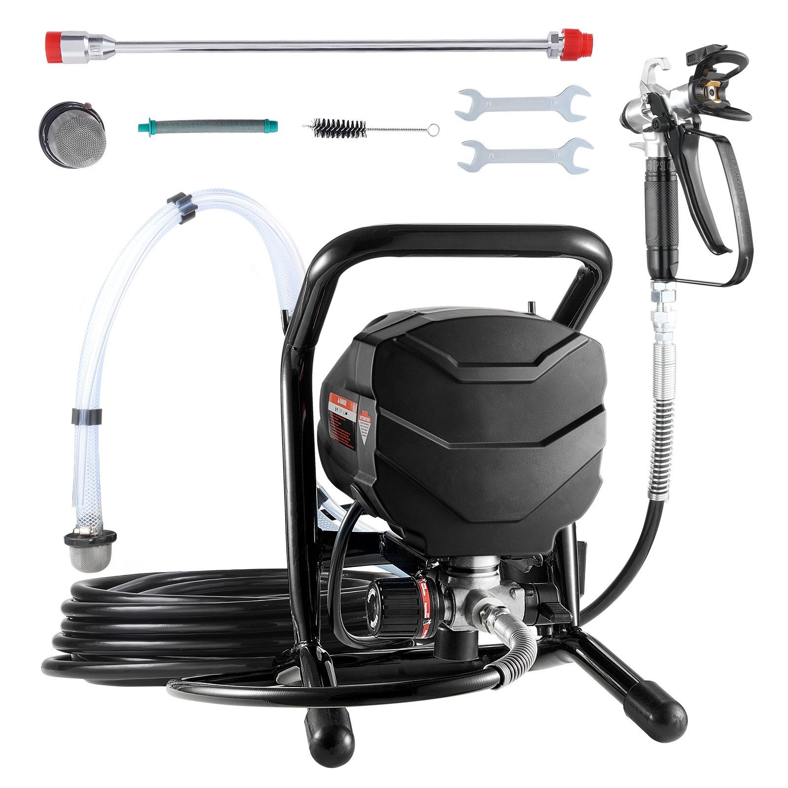 Stand Airless Paint Sprayer, 650W High Efficiency Airless Sprayer, 3000PSI
