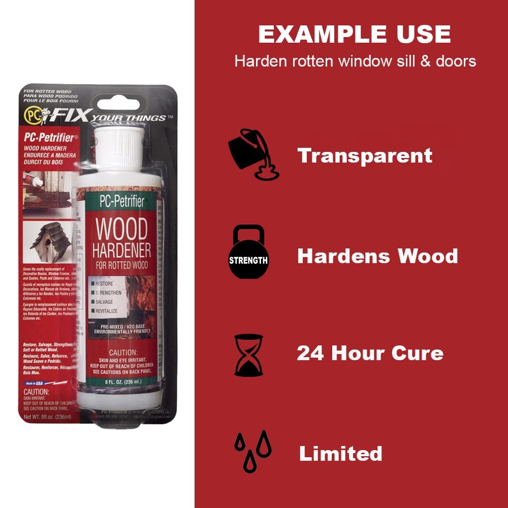 PC Products PC-Petrifier Water-Based Wood 16 Fl Oz (Pack of 1), Milky White