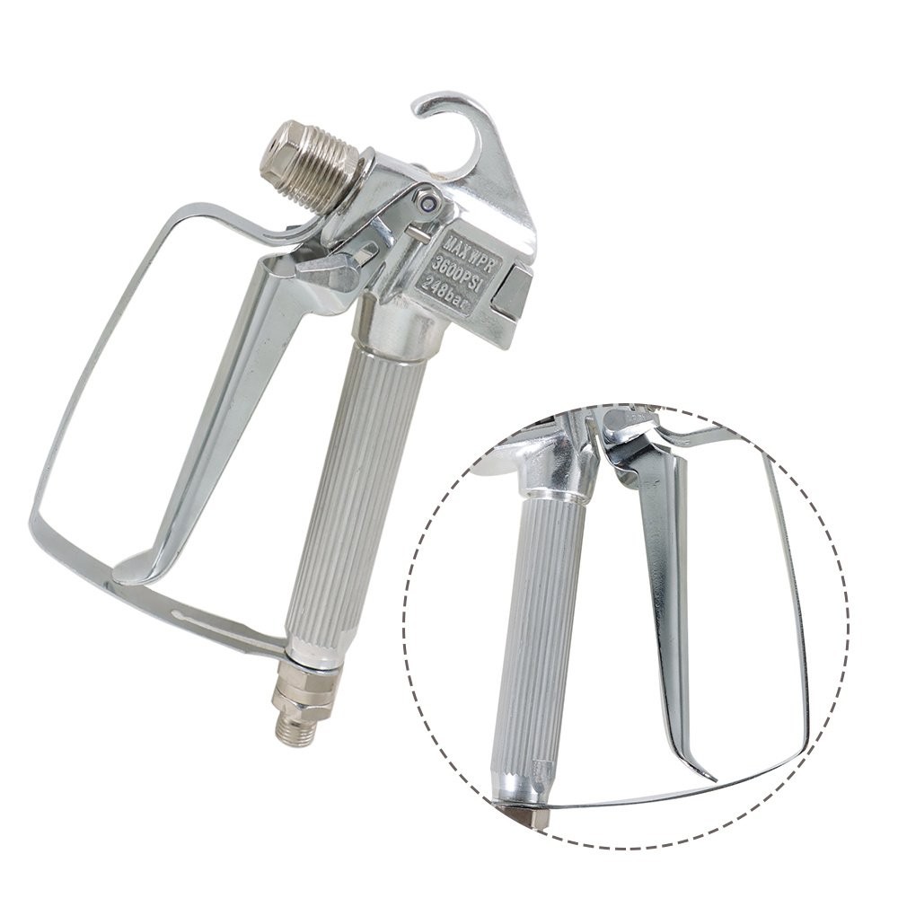 10 Pack Airless Paint Spray Gun 3600PSI W/517 Tip & Tip Guard For Sprayers