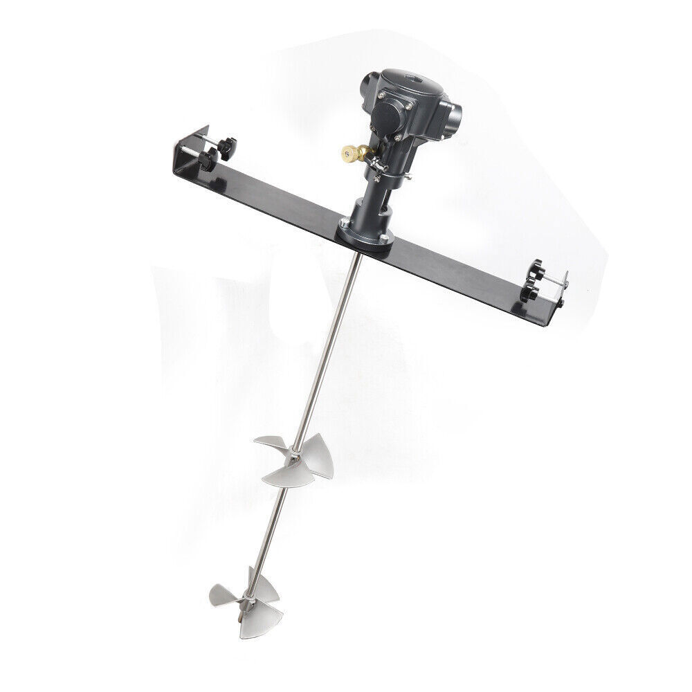 50 Gallon Pneumatic Barrel Mixer with 1/2 Hp Motor for Efficient Mixing