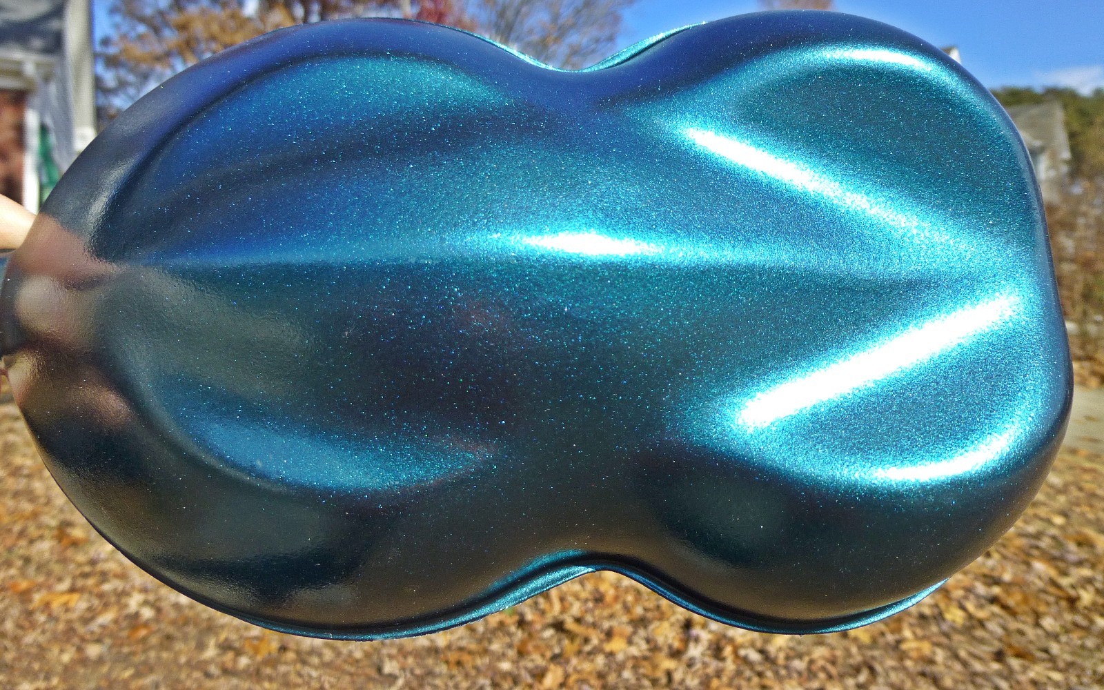 Candy Zombie Swamp Gas Blue Green Pearl Pigment Gloss Gallon Clear