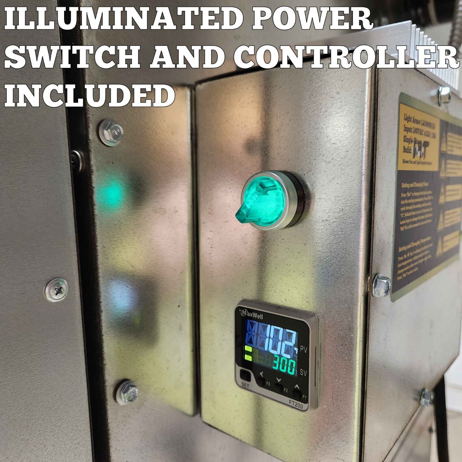 Powder Coating Oven, Cerakote Oven, Curing Oven (~2.5′ x ~3.5′ x ~5.5′)