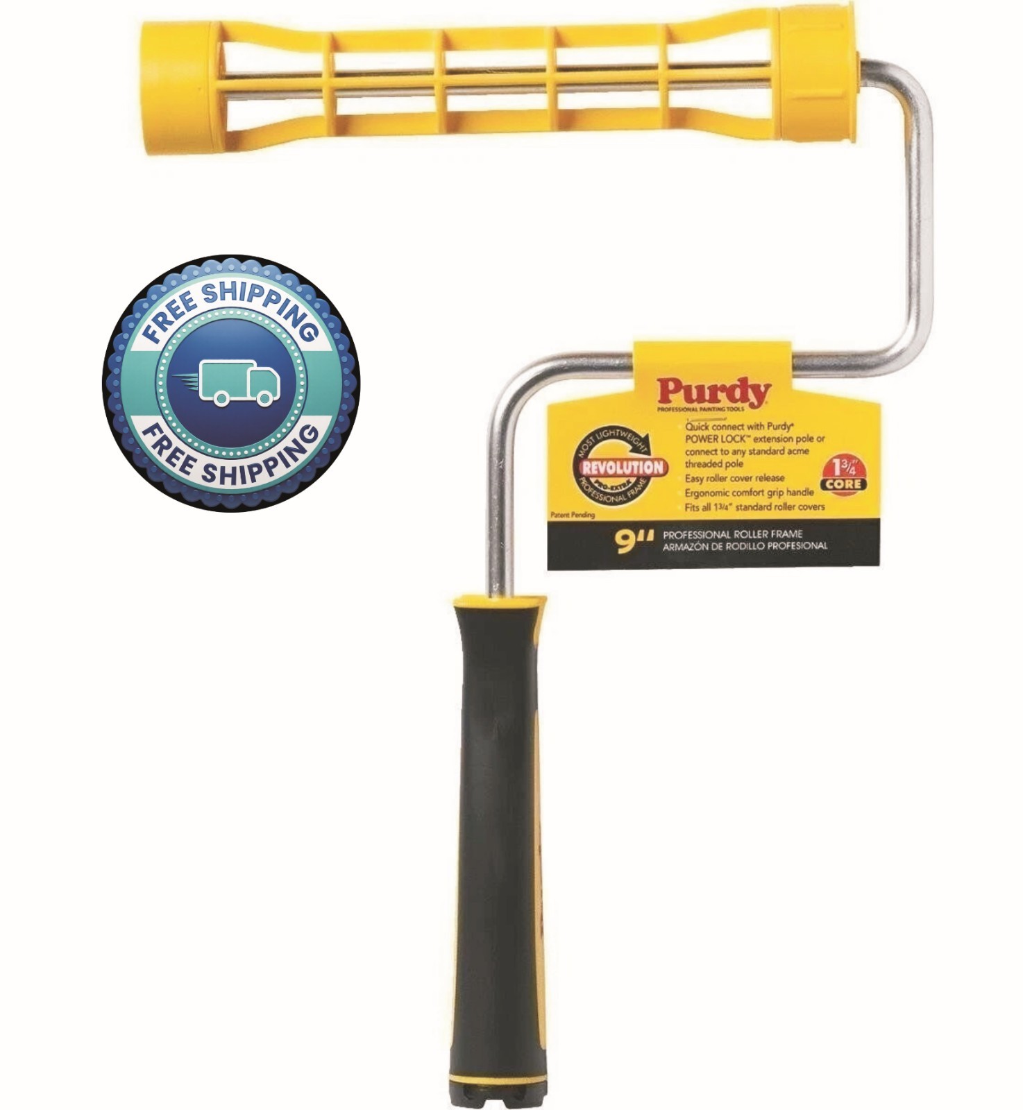 NEW** Genuine Purdy Revolution/ 9-in Plastic Standard/ Paint Roller Frame