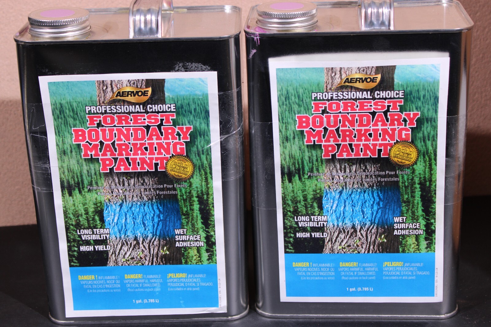 Aervoe Purple Professional Choice Forest Boundry Marking Paint 1-Gal 5380G 2-PK
