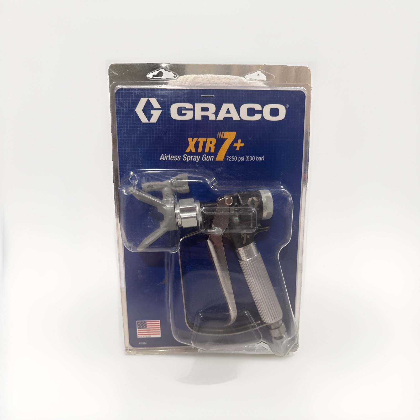 Graco XTR7+ Airless Spray Gun 4-Finger Trigger XTR720 + XHD465 tip NEW 7250 PSI