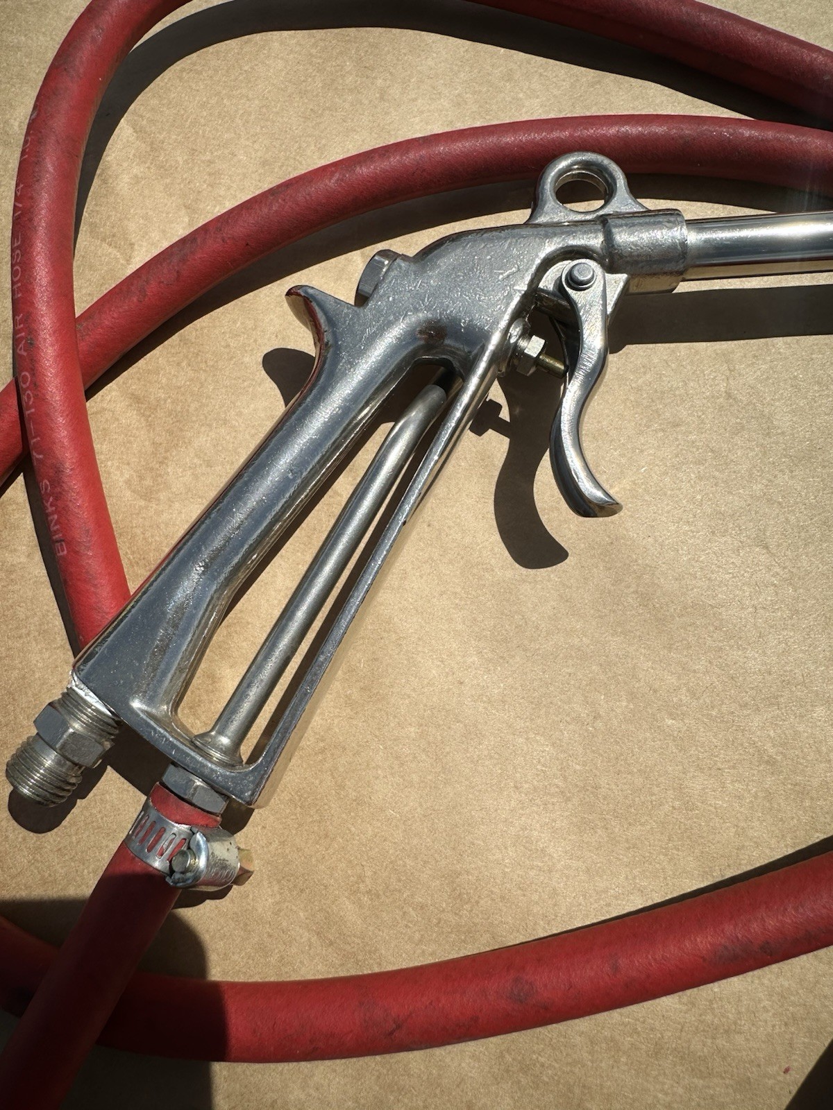 Binks 140B Solvent Spray Gun Assembly Engine Solvent Cleaner – Nozzle, Hose