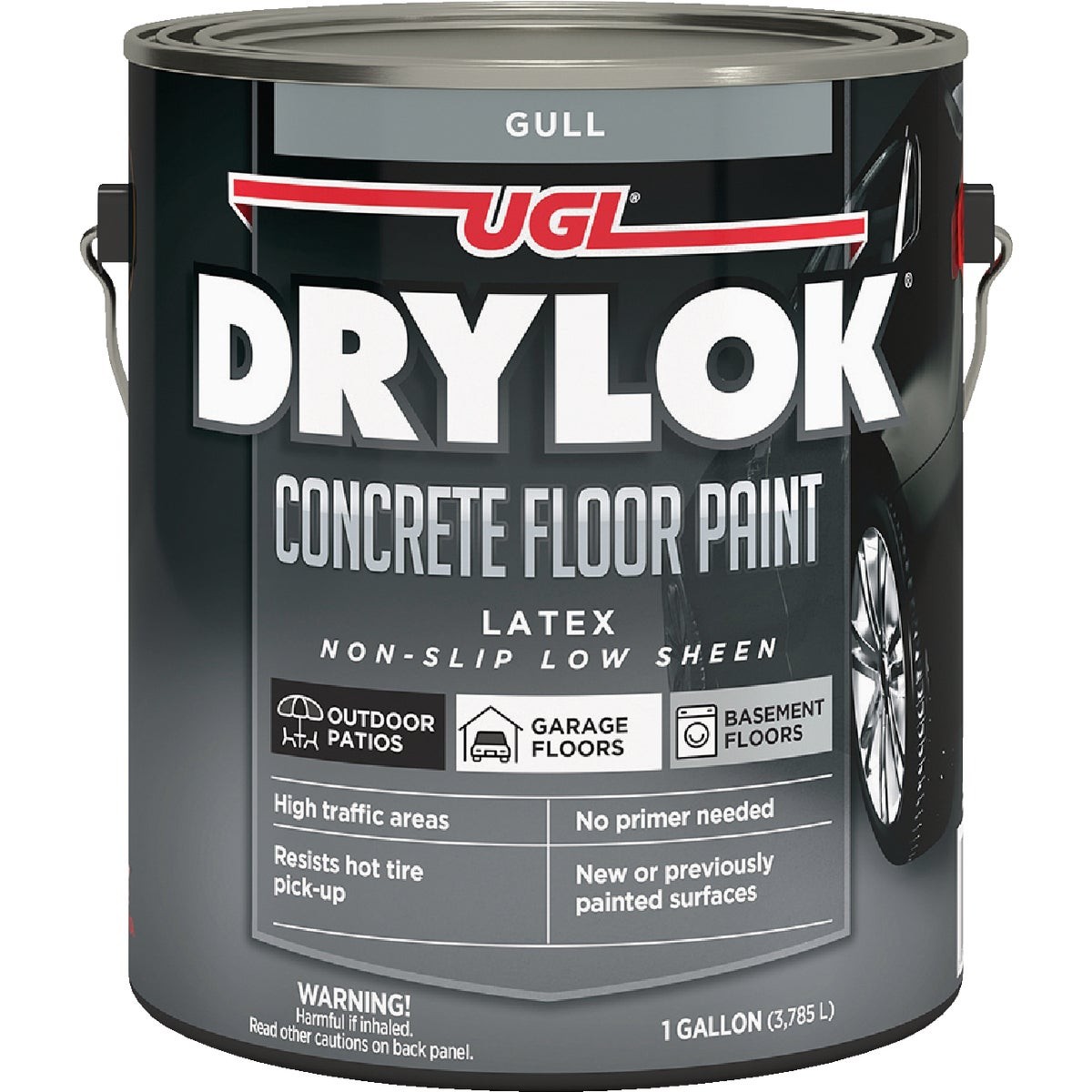 Drylok Low VOC Concrete Floor Paint Gull, 1 Gal. 832778 Drylok 832778