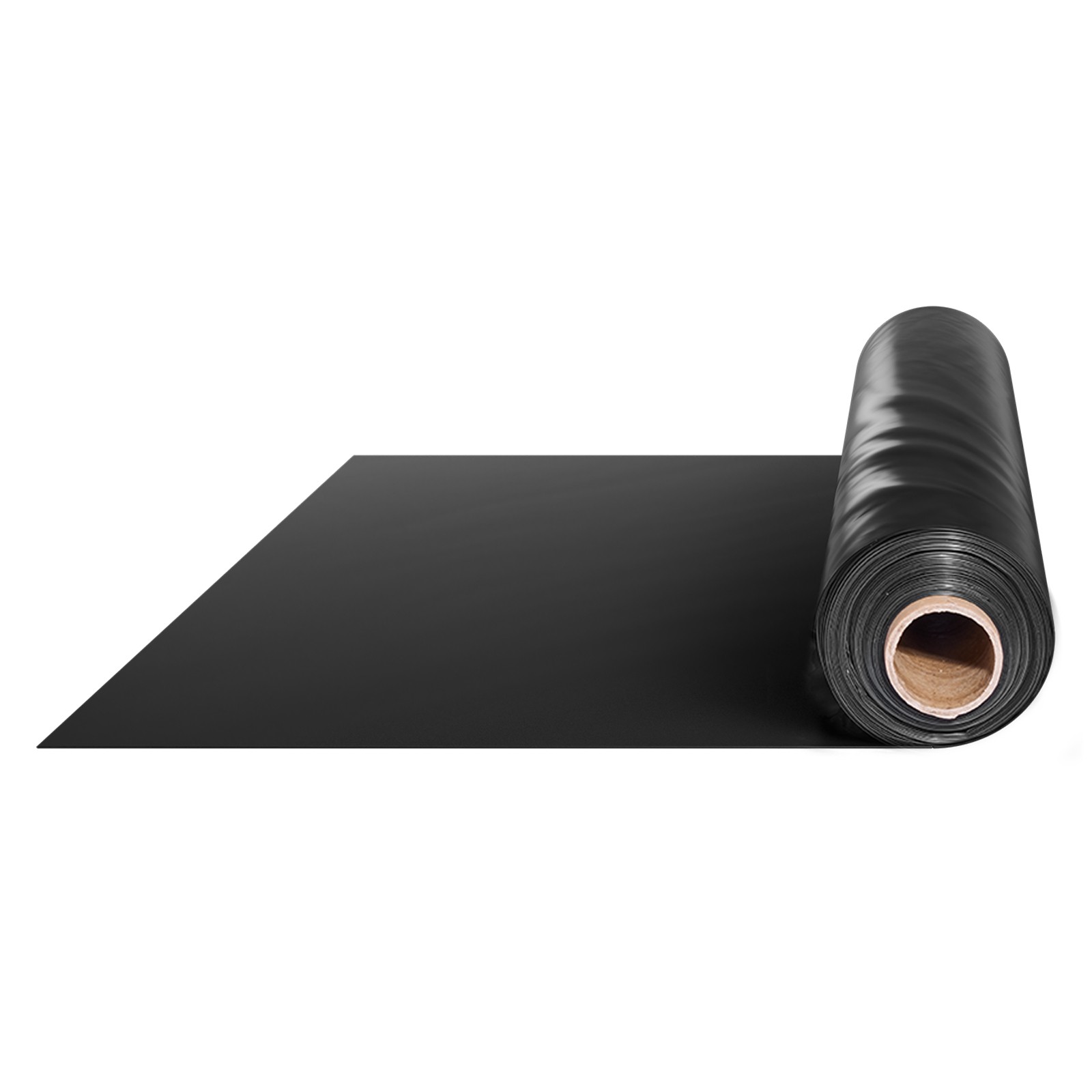 10Mil Plastic Sheeting Roll 10 x 100 FT Heavy Duty Polyethylene Black