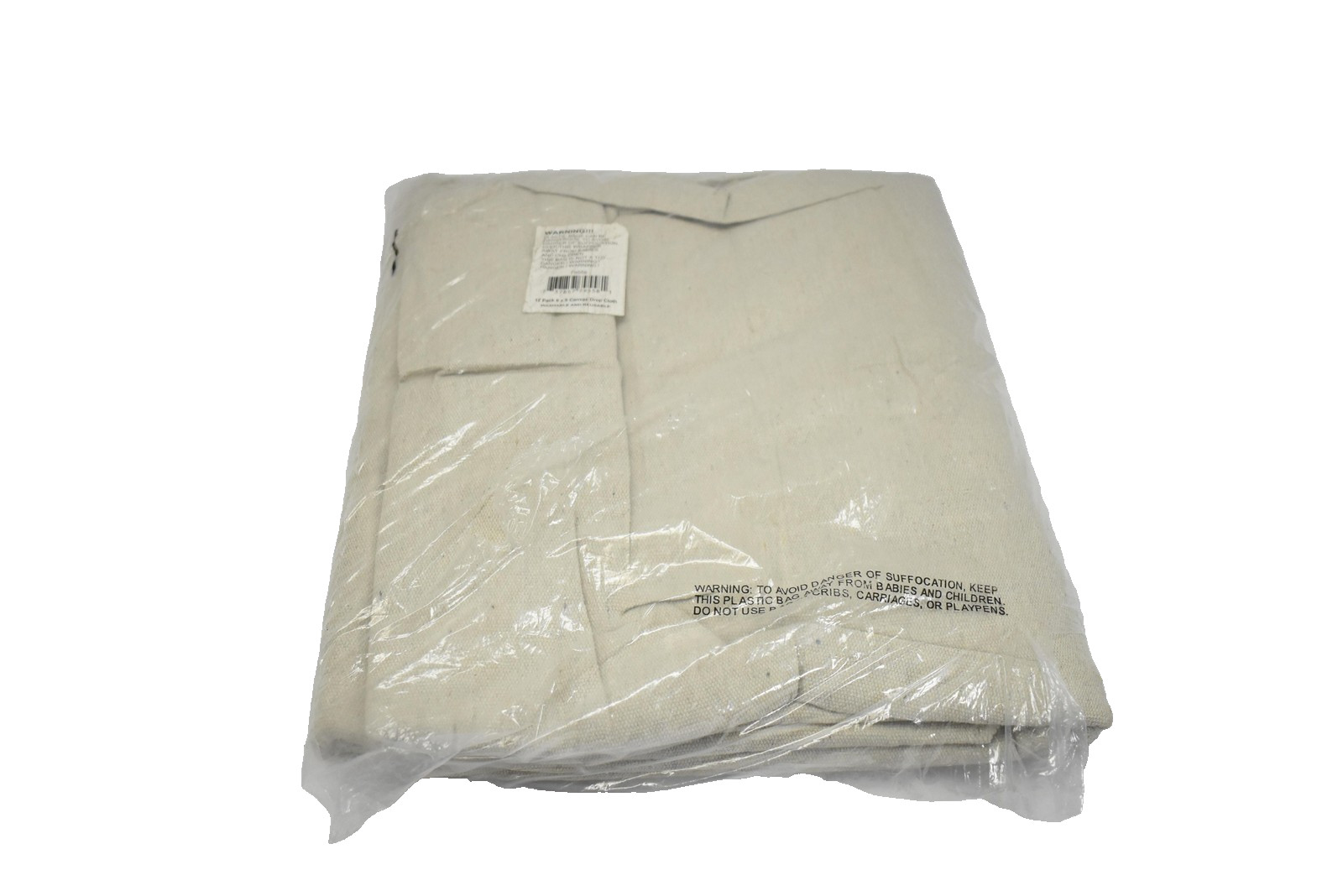 6×9 Canvas Drop Cloth Washable Reusable Painters Cloth Heavy Duty Single Unit