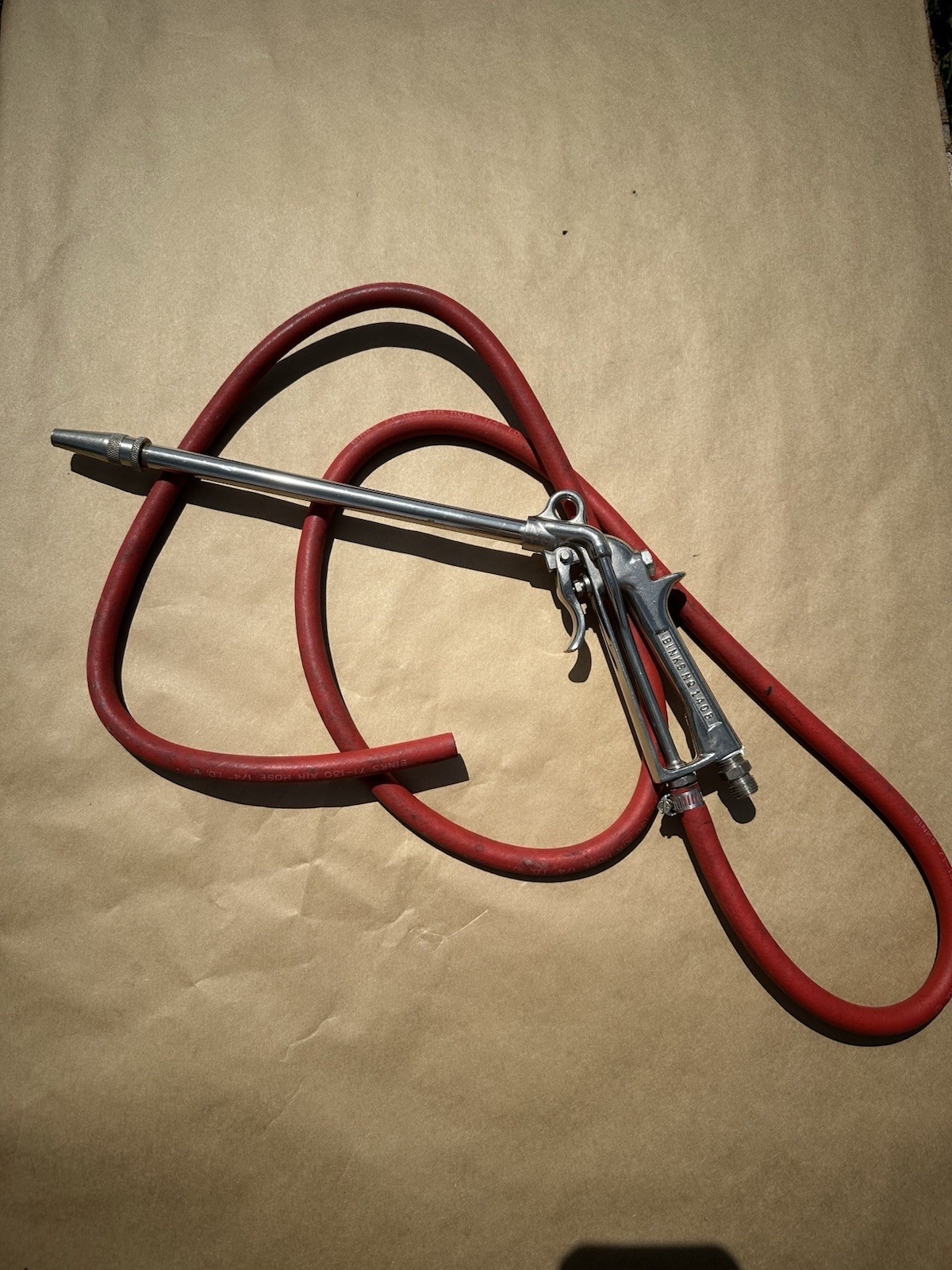 Binks 140B Solvent Spray Gun Assembly Engine Solvent Cleaner – Nozzle, Hose