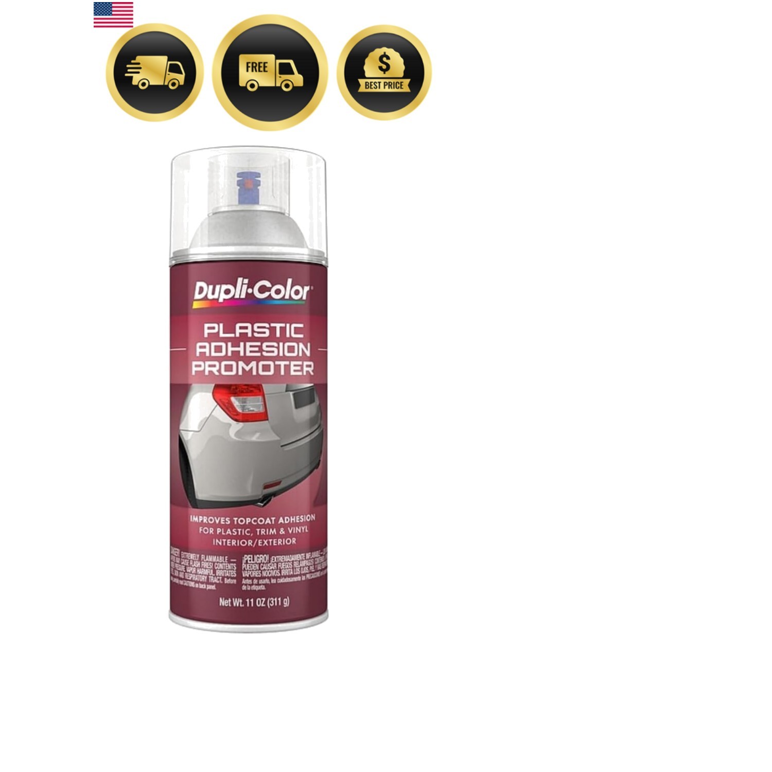 Plastic Adhesion Promoter, Clear, 11 oz