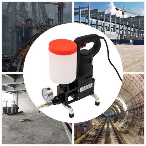 Electric High Pressure Grouting Machine Grouting Injection Pump 110V 0-10000PSI