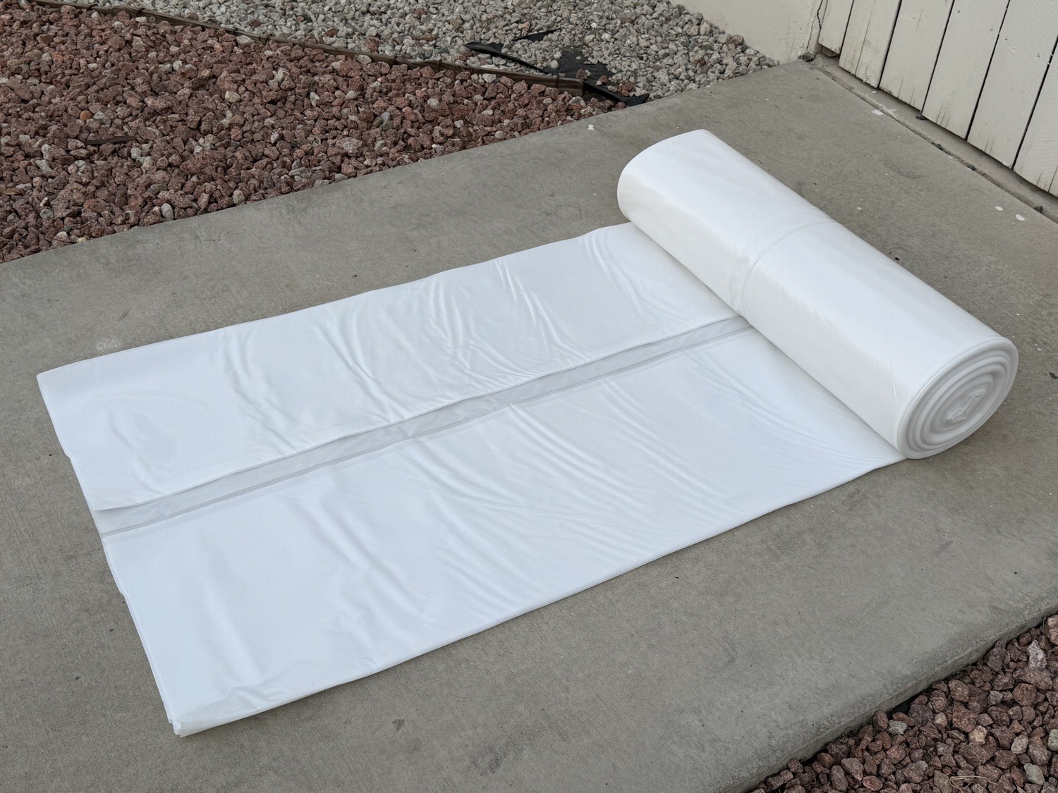 10 Mil Clear Plastic Sheeting – Polyethylene Visqueen | USA Made – Sandbaggy