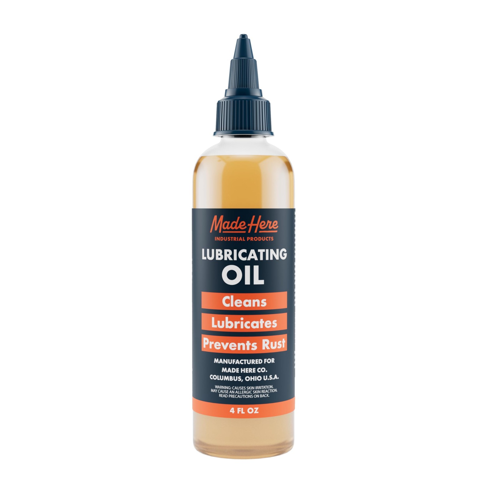 Made Here Co. Multi-use Lubricating Multipurpose Oil 4 Oz (Pack of 1), Clear