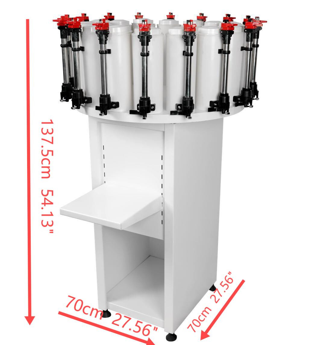 110V Paint Colorant Dispenser,2.3L×14 Colorant Mixing Can Paint Tinting Machine
