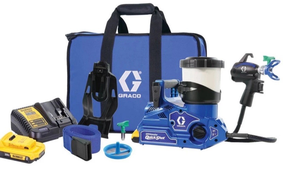 GRACO 826308 Ultimate QuickShot 20V Portable Airless Sprayer USA (NEW!)
