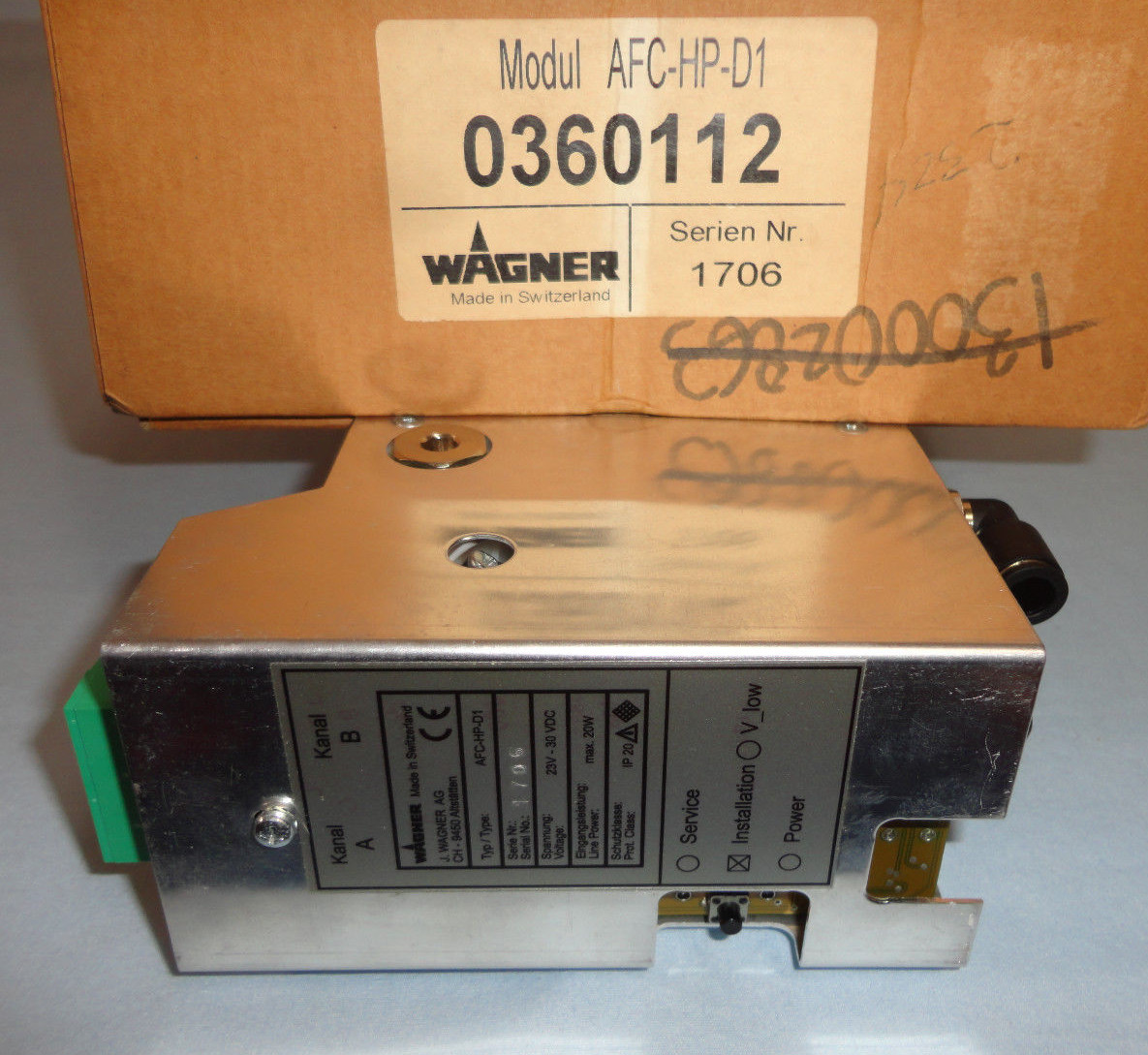 Wagner AFC-HP-D1 Air Flow Control AFCHPD1 Module 0360112 Powder Coating NEW