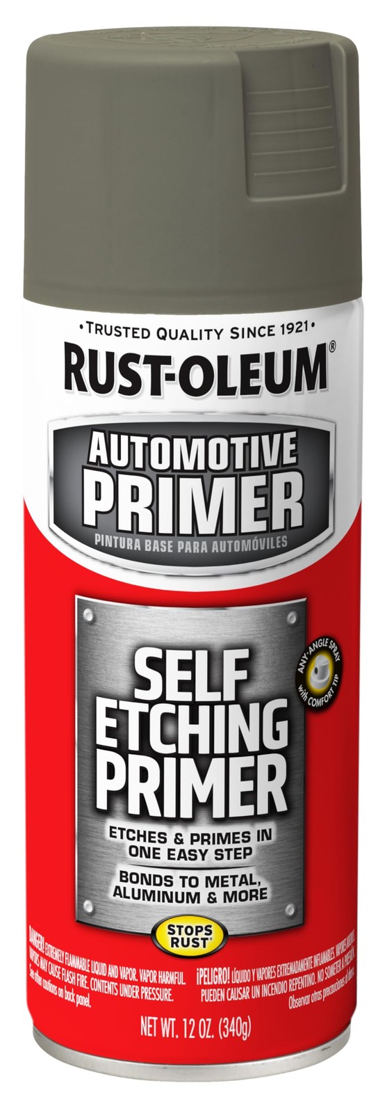 Rust-Oleum 249322 Automotive Self Etching 12 Ounce (Pack of 1), Dark Green