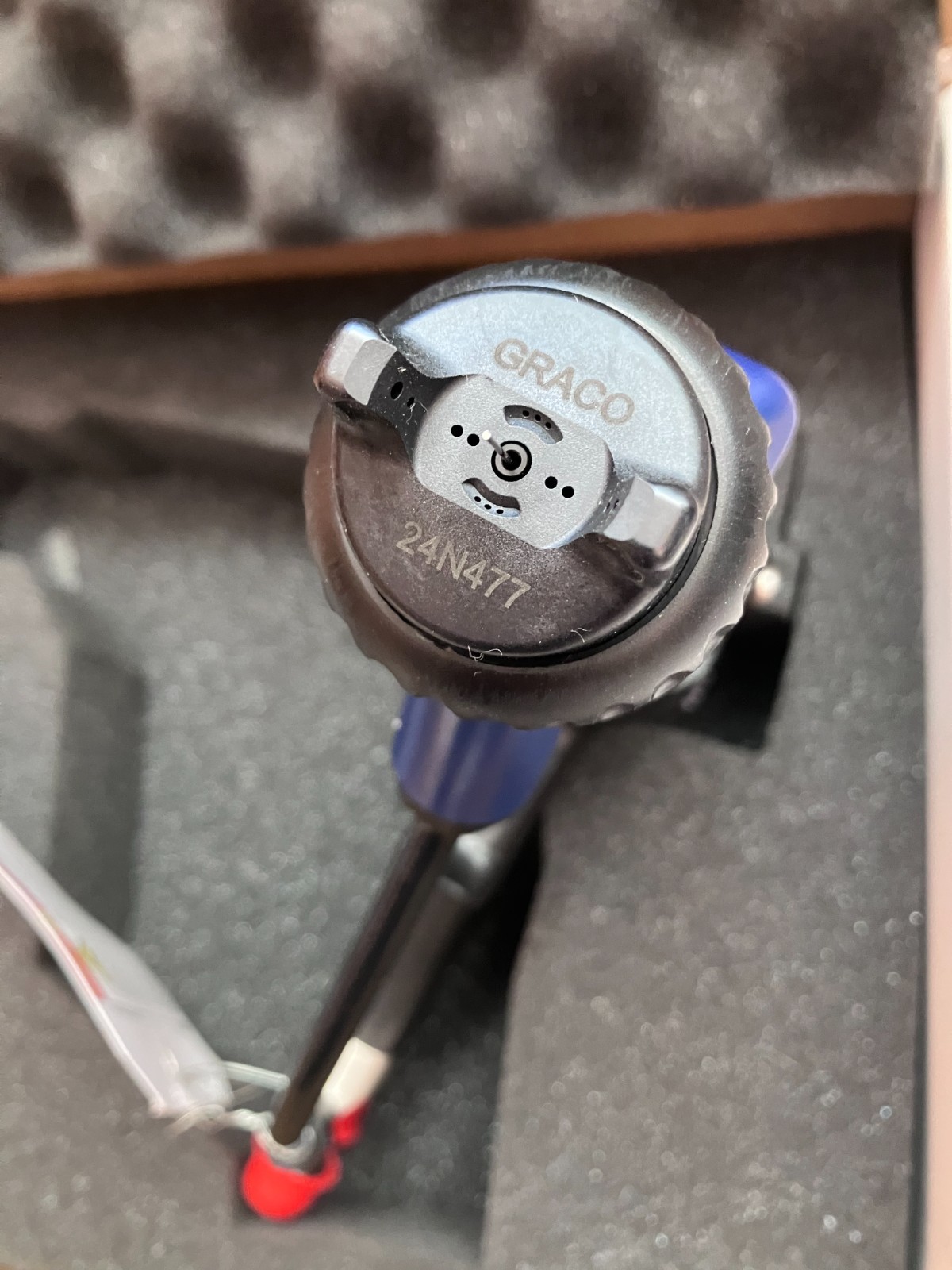 Brand new Graco Pro XP 85 KV electrostatic spray gun with 1.5mm 24N477 nozzle