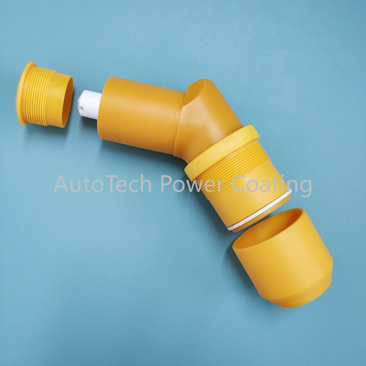 GA02 Angle nozzle PA01-60° 383 724 Non-OEM with round jet nozzle powder gun part