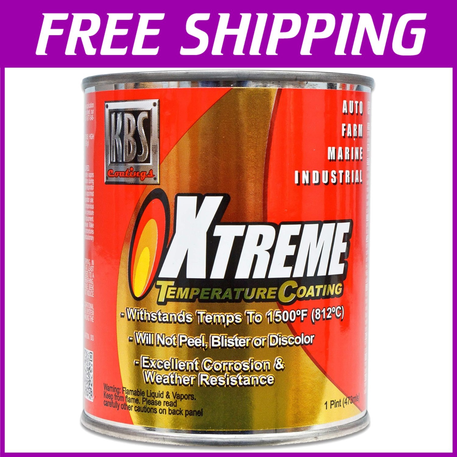 Extreme Temp Coating – Pure White, Rust Resistant