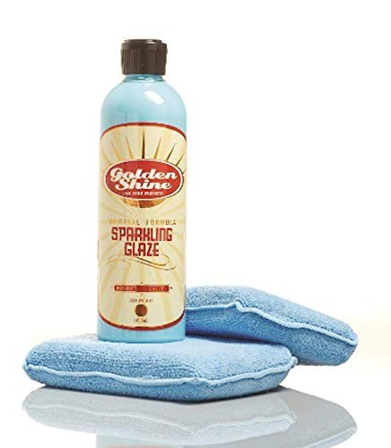 Golden Shine Sparkling Glaze Automotive Paint Polish, 16 Ounce Bottle, Blue