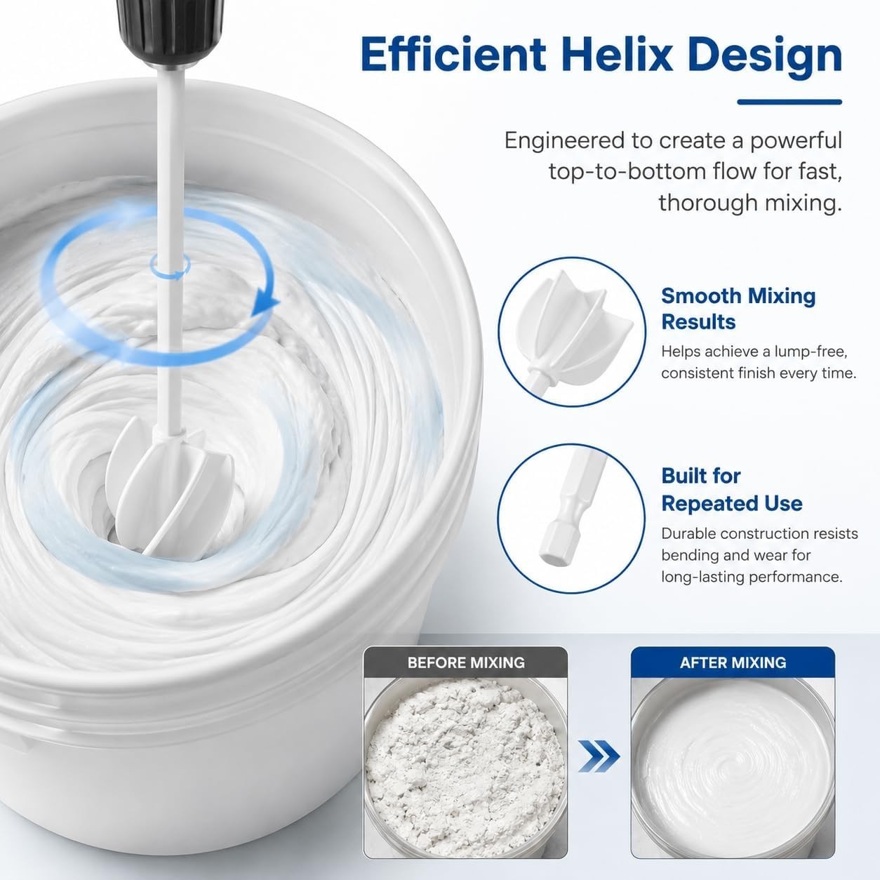 Efficient Paddle Mixer for Paint, Plaster & Cement – Universal Drill Attachment