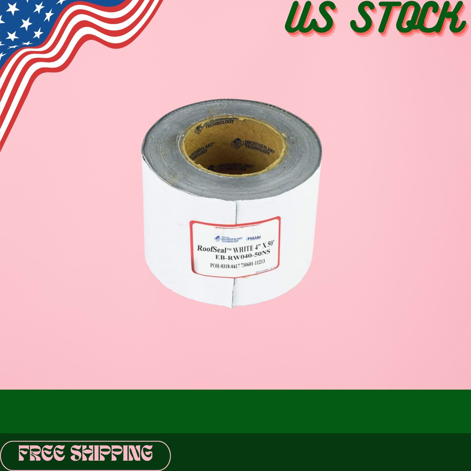 NEW RV Roof Seal Tape Leak Repair 4in x 50ft White Mobile Home Waterproof Tape