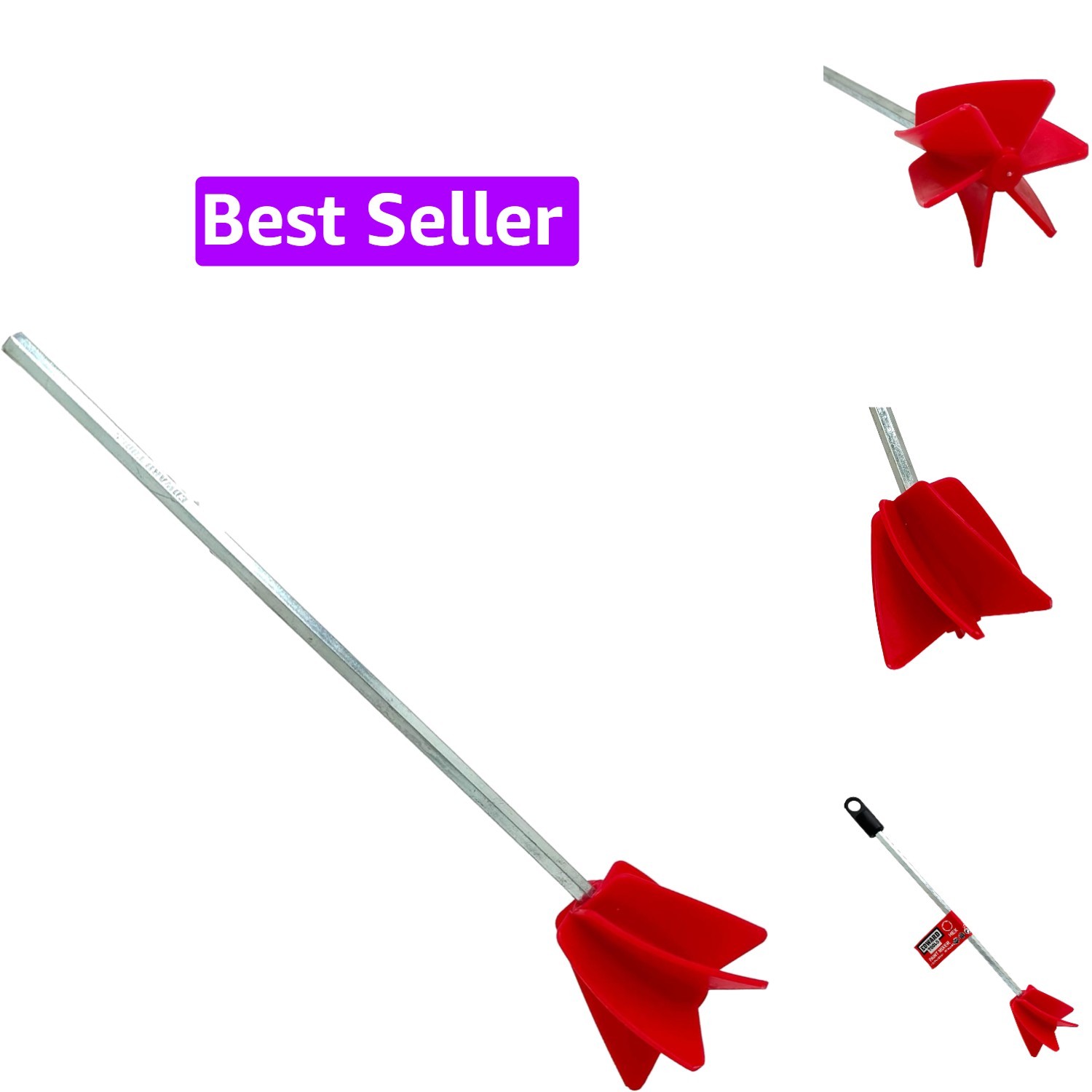 Paint Mixer Drill Attachment – Helix Mixer for 1 Gallon of Paint Epoxy, Resin…