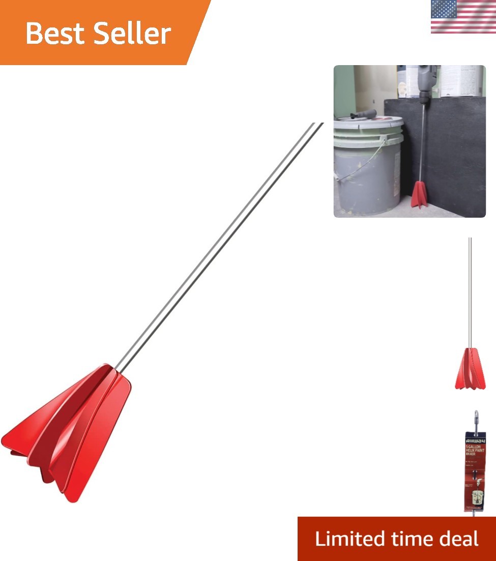 HM5 Helix Paint Mixer – Heavy-Duty Drill Attachment for Perfectly Mixed Paint