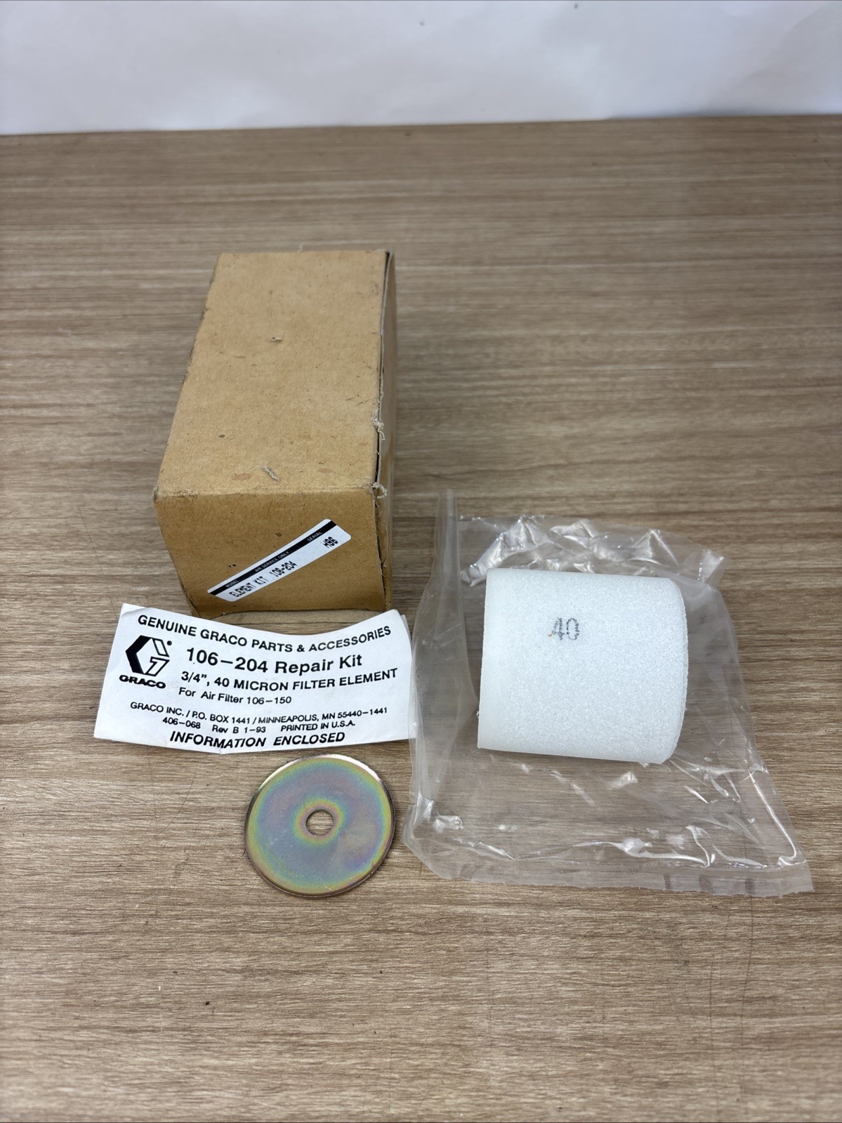 Graco Element Kit 106-204 Repair Kit