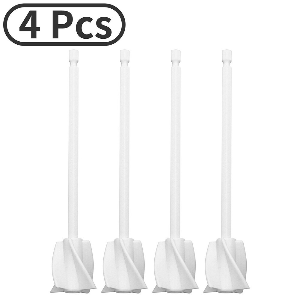 Effortlessly Mix Epoxy and Paint with Standard Hex Shank Resin Paddles Set of 4